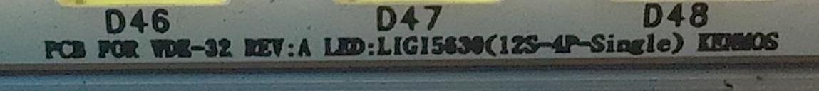 LED PARA TV WESTINGHOUSE (1 PZ)/ NUMERO DE PARTE LIGI5630(12S-4P-SINGLE) / MODELO UW32S3PW - Imagen 3